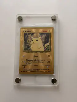 Pikachu - (Celebrations Metal Card) 58/102 CLEAN - Gradable + Acrylic Case - Image 1