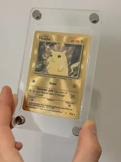 Pikachu - (Celebrations Metal Card) 58/102 CLEAN - Gradable + Acrylic Case - Image 2
