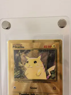 Pikachu - (Celebrations Metal Card) 58/102 CLEAN - Gradable + Acrylic Case - Image 4