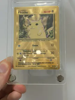 Pikachu - (Celebrations Metal Card) 58/102 CLEAN - Gradable + Acrylic Case - Image 5