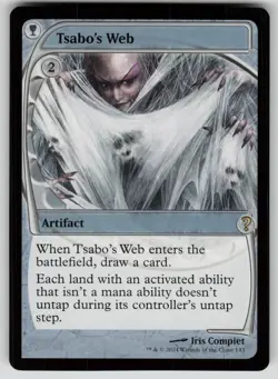 Tsabo's Web (Future Sight) Rare Mystery Booster 2 143 MTG Near Mint 2024 - Image 1