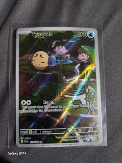 Pokemon TCG Tympole 103/086 Illustration Rare Sv: Black Bolt Holo - NM - Image 1