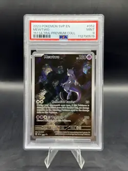 2023 Pokemon Svp En-Sv Black Star Promo #052 Mewtwo 151 UPC PSA 9 - Image 1
