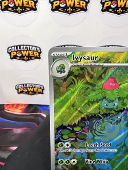 Pokemon TCG Ivysaur 167/165 Scarlet & Violet 151 Illustration Rare Holo NM - Image 2
