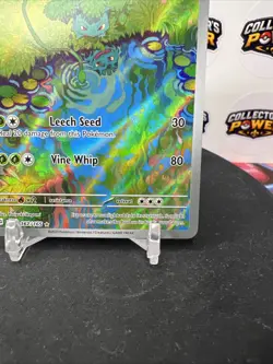 Pokemon TCG Ivysaur 167/165 Scarlet & Violet 151 Illustration Rare Holo NM - Image 4