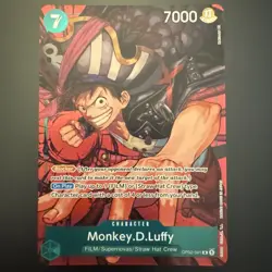 MONKEY.D.LUFFY - OP02-041 - One Piece Paramount War - Rare - Alternate Art - Image 1