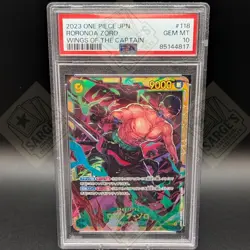 2024 One Piece Japanese OP06 Roronoa Zoro #118 PSA 10 - Image 1