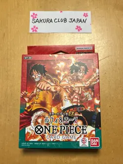 Onepiece Card Game Start Deck Ex Luffy Ace 1 Box Brand New Unopened Damaged - Image 1