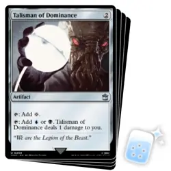 TALISMAN OF DOMINANCE X4 Universes Beyond: Doctor Who Magic MTG MINT CARD - Image 1