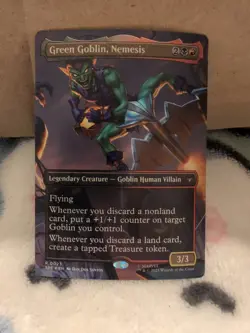 Green Goblin, Nemesis (Borderless) Spider-Man: Eternal-Legal Foil NM 2126 - Image 1