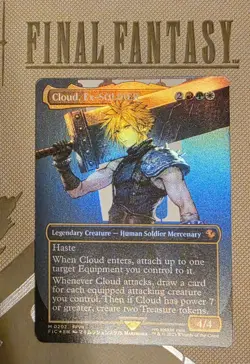 Cloud, Ex-SOLDIER (Borderless) Commander: Final Fantasy Foil - Image 1