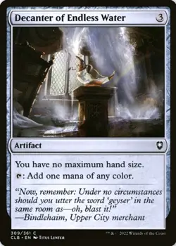 X 1 Decanter of Endless Water NM-M CLB Baluder's Gate 309 MTG Magic - Image 1