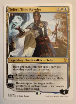 Teferi, Time Raveler (White Border) Mystery Booster 2 Regular Rare NM+ - Image 1