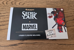 Secret Lair Marvel Deadpool I Fixed It (Your Welcome) MTG - Sealed - Image 1