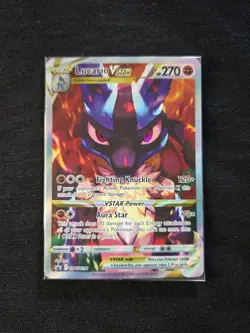 2023 POKEMON SWSH PROMO CROWN ZENITH ETB #SWSH291 LUCARIO VSTAR - Image 1