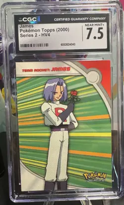Pokemon Topps - James (2000) Series 2 - HV4 CGC 7.5 - Image 1