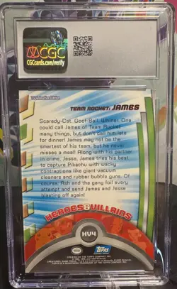 Pokemon Topps - James (2000) Series 2 - HV4 CGC 7.5 - Image 2