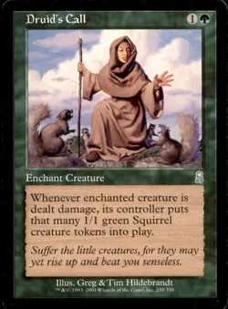 MTG Druid's Call LP Light Play Odyssey [2651] - Image 1