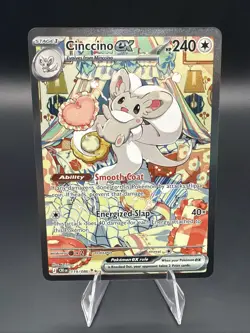 Pokemon Cinccino EX 119/086 Chaos Rising Full Art Holo Ultra Rare 240 HP EN - Image 1
