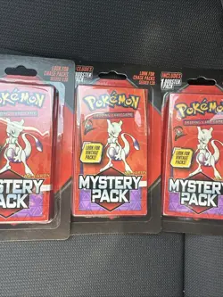2025 Pokemon Mystery Booster Pack - lot of 4 Vintage Packs - Image 3