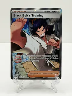 🔥Pokemon TCG-Black Belt's Training-255/217-Ascended Heroes-Full Art-M/NM!🔥 - Image 1