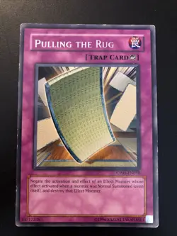 Yugioh Pulling The Rug CP05-EN010 Rare MP - Image 1