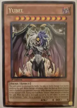 YuGiOh Yubel Rare 1st Edition RYMP-EN070 - Image 1