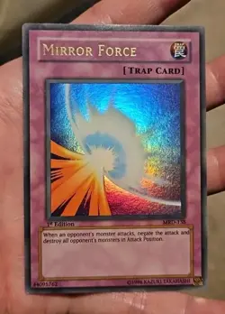 cleanU Mirror Force Metal Raiders MRD-138 1st Edition Ultra Rare mp used yugioh - Image 1