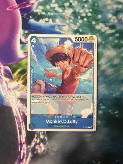 One Piece Trading Card L183 - Monkey D. Luffy P-055 - Image 3