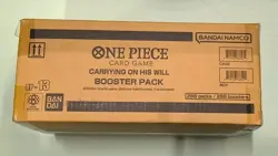 One Piece Card Game OP-13 Carrying On His Will Booster Box Case Sealed - Image 2