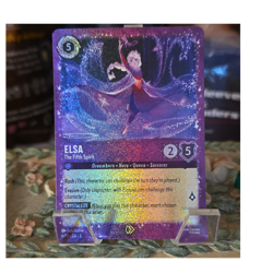 Disney Lorcana TCG Elsa The Fifth Spirit Promo Foil 6/P3 EN - Image 1