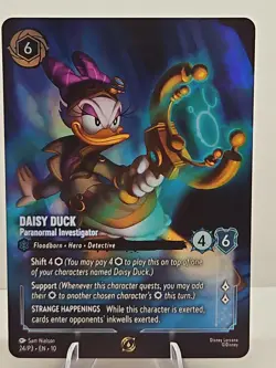 Daisy Duck - Paranormal Investigator 24/P3 Set Champ Foil Promo Top 8 NM Lorcana - Image 1