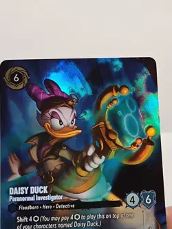 Daisy Duck - Paranormal Investigator 24/P3 Set Champ Foil Promo Top 8 NM Lorcana - Image 2
