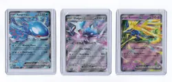 Pokemon Scarlet And Violet Promo Card Lot of 3 Kyogre EX, Dialga EX, Xerneas EX - Image 1
