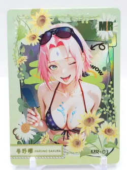 Femme Fatale - Anime Waifu MR Trading Card - Sakura Haruno - Image 1