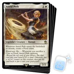 ASTRID PETH X4 Universes Beyond: Doctor Who Magic MTG MINT CARD - Image 1