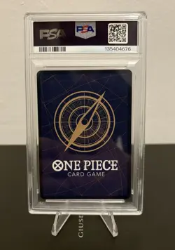 One Piece Card Game Silvers Rayleigh OP09-005 SP Alt Art PSA 10 English - Image 2