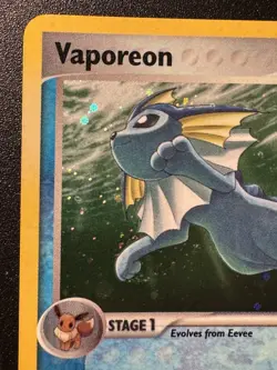 Vaporeon 6/17 POP Series 3 Promo Pokemon Card Holo Foil Rare Near Mint - Image 3
