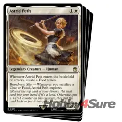 Astrid Peth X4 M/NM Magic: The Gathering MTG Universes Beyond: Doctor Who - Image 1
