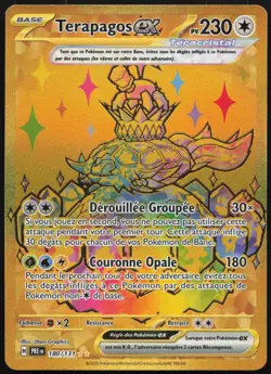 Carte Pokemon Terapagos-ex 180/131 Evolutions Prismatiques Francais - Image 1