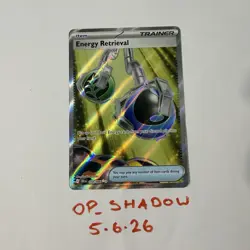 Energy Retrieval 108/086 UR Chaos Rising Pokemon NM - Image 1