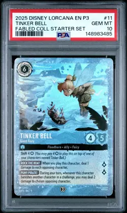 Tinker Bell - Giant Fairy 11 Disney Lorcana Promo Cards Holo - Image 1