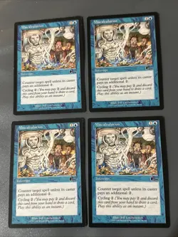 Miscalculation X4 Urza’s Legacy Various Condition See Pics Front/back - Image 1
