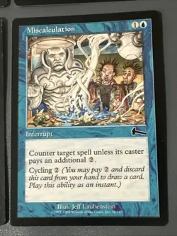 Miscalculation X4 Urza’s Legacy Various Condition See Pics Front/back - Image 2