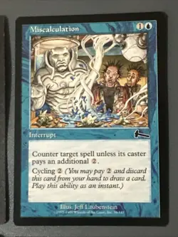 Miscalculation X4 Urza’s Legacy Various Condition See Pics Front/back - Image 4