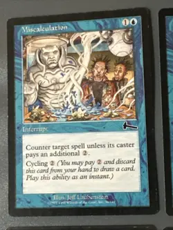 Miscalculation X4 Urza’s Legacy Various Condition See Pics Front/back - Image 5