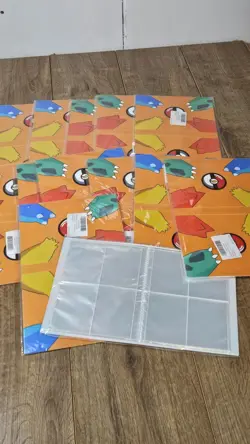 13 x Pokemon Trading Card Binder bundle collection display folder holder (tst6) - Image 1