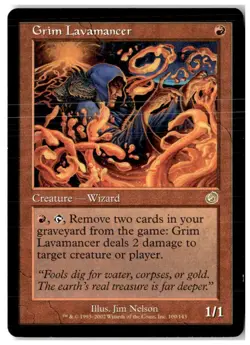 MTG Grim Lavamancer - Torment Moderately Played English - Image 1