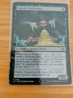 MTG Greedy Freebooter (FOIL) 0109 Lost Caverns of Ixalan M/NM Free UK P&P - Image 1