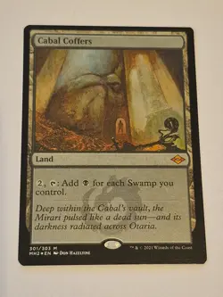 1x Cabal Coffers (Foil Etched) Modern Horizons 2 Foil 301 Near Mint x1 - Image 1